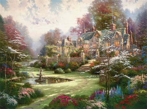 thomas kincade|thomas kinkade most expensive painting.